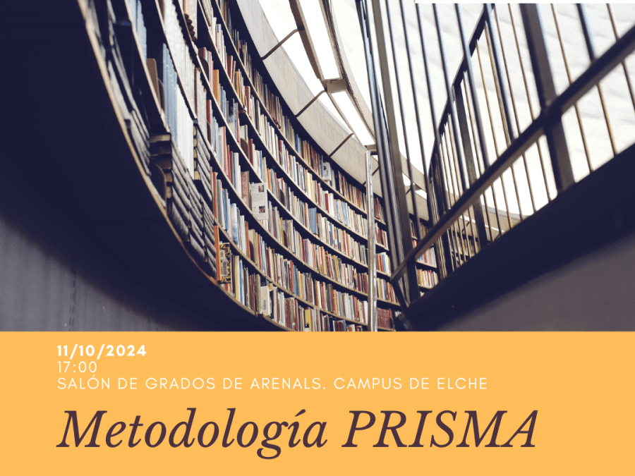 Sesión «Introducción a la metodología PRISMA para revisiones sistemáticas»