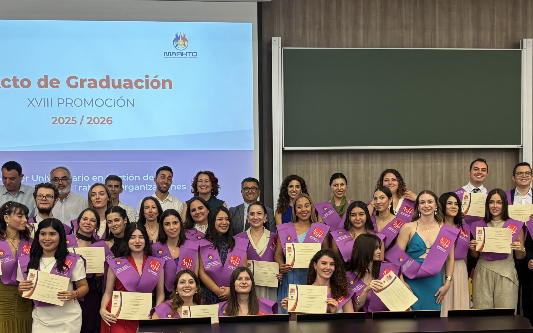 ¡Enhorabuena a la XVIII Promoción del MARHTO! Orgullo, talento y un equipo para siempre